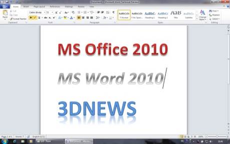 Microsoft Office 2010