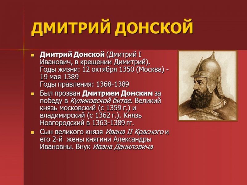 Предпосылки централизации власти на Руси
