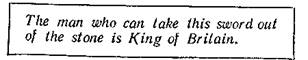 King Arthur and the knights of the Round Table