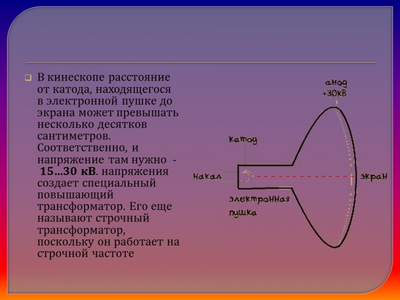 Понятие о телевидении