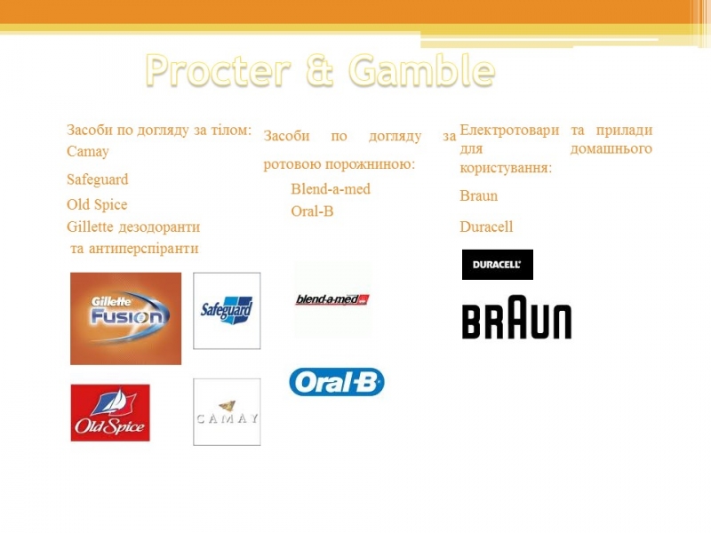 Nestle Procter Gamble