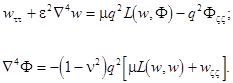 Triple-wave ensembles in a thin cylindrical shell