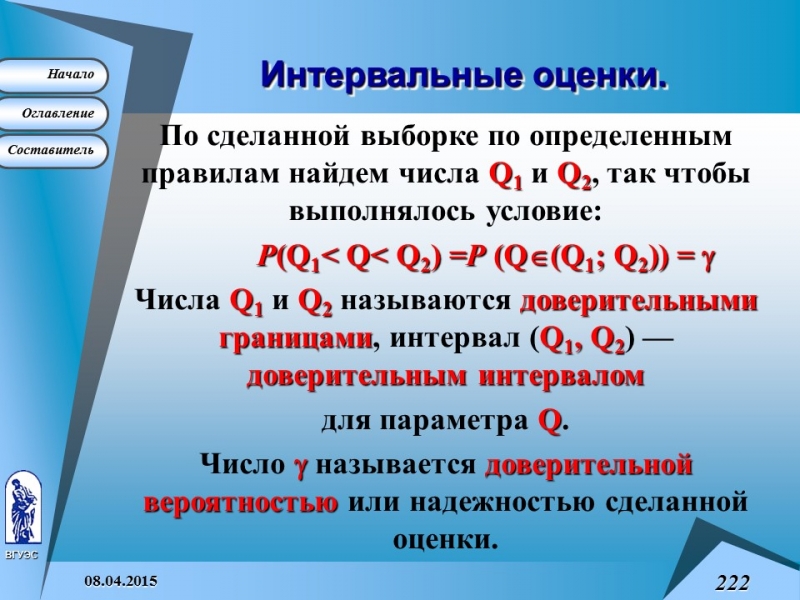 Основные понятия высшей математики