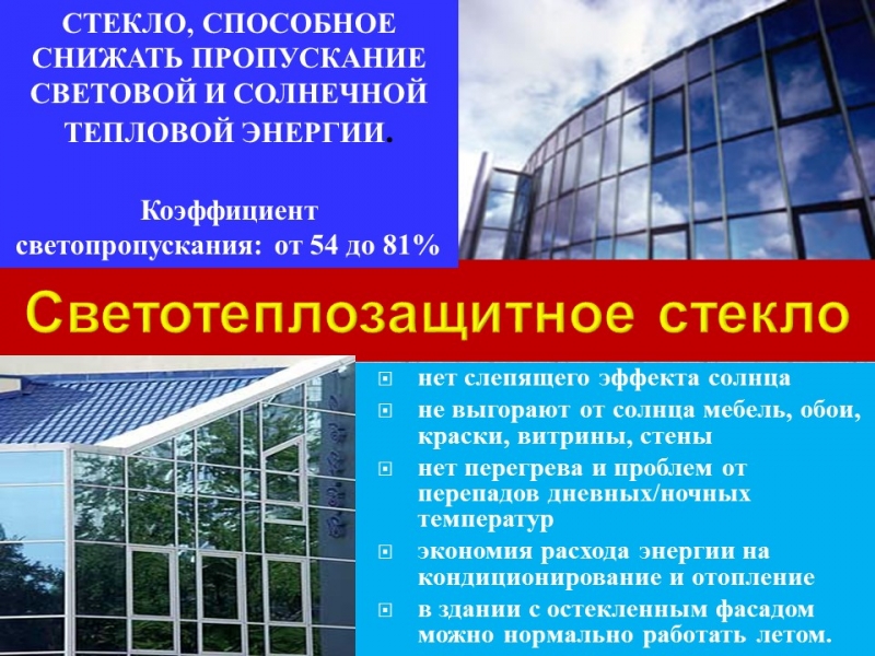 Фасадное стекло